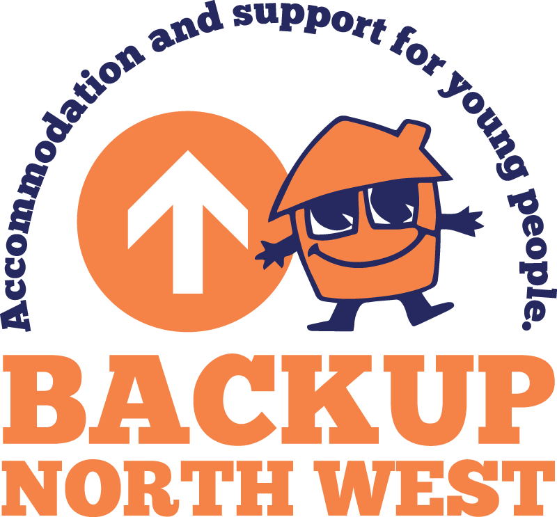 Charity Back up north west Logo
